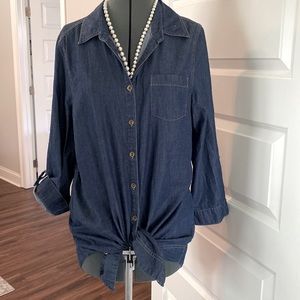 Classic Jean shirt size Large button down